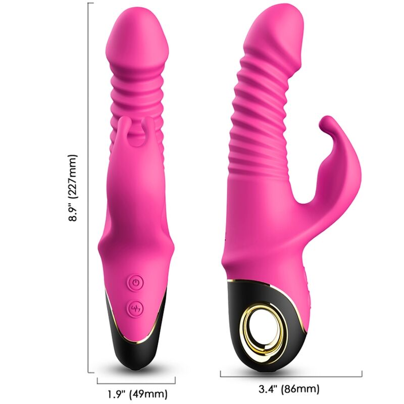 ARMONY - ZING DILDO VIBRATOR KONIJN FUCHSIA
