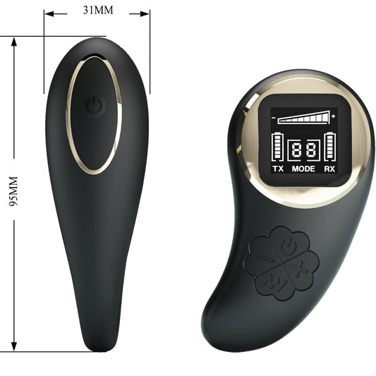 PRETTY LOVE - NATHAN DOUBLE PLEASURE VIBRATOR AFSTANDSBEDIENING