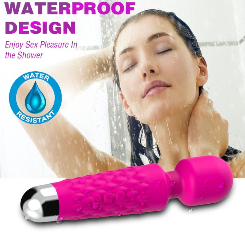 ARMONY - POSTBODE MASSAGER &amp; VIBRATOR SUPER FLEXIBELE KOP FUCHSIA