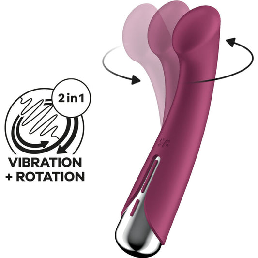 SATISFYER - SPINNING G-SPORT 1 ROTATOR VIBRATOR ROOD