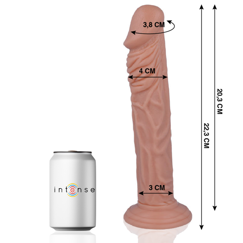 MR INTENSE - 27 REALISTISCHE HAAN 22.3 CM -O- 4 CM