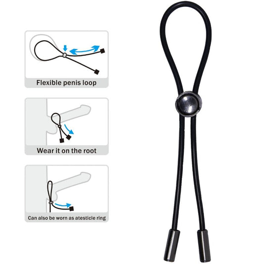 JOLI AMOUR - ANNEAU PÉNIS ET TESTICULES EN CORDON