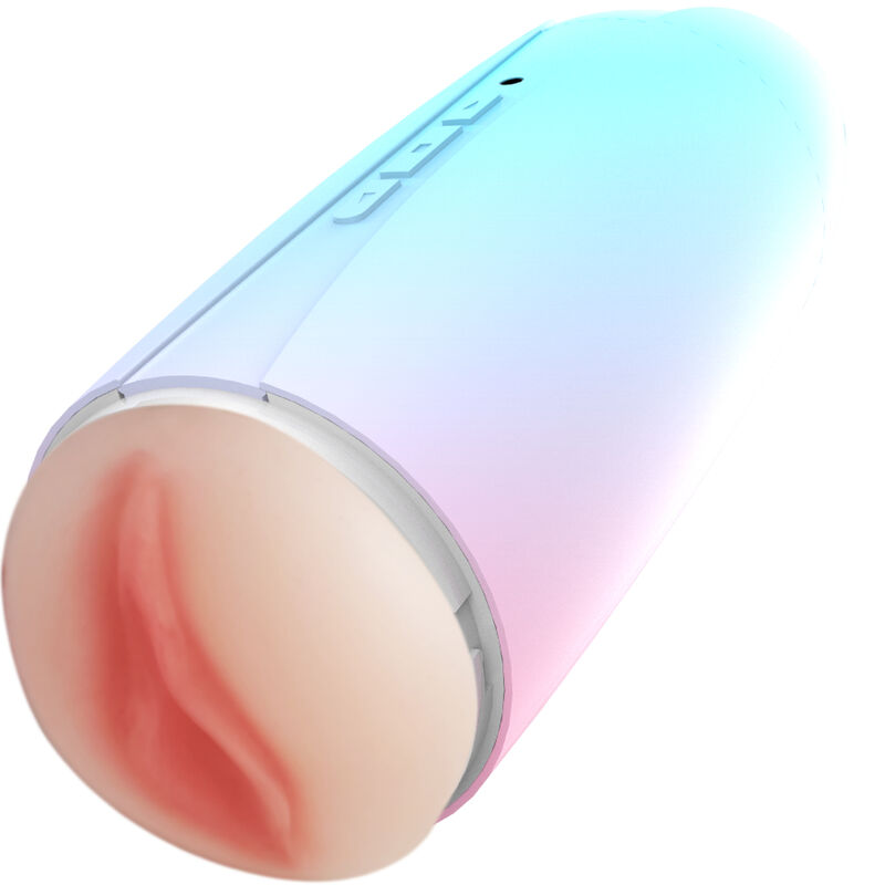 ARMONY - REGENBOOG DUBBELE VAGINA &amp; MOND VIBRATOR MASTURBATOR