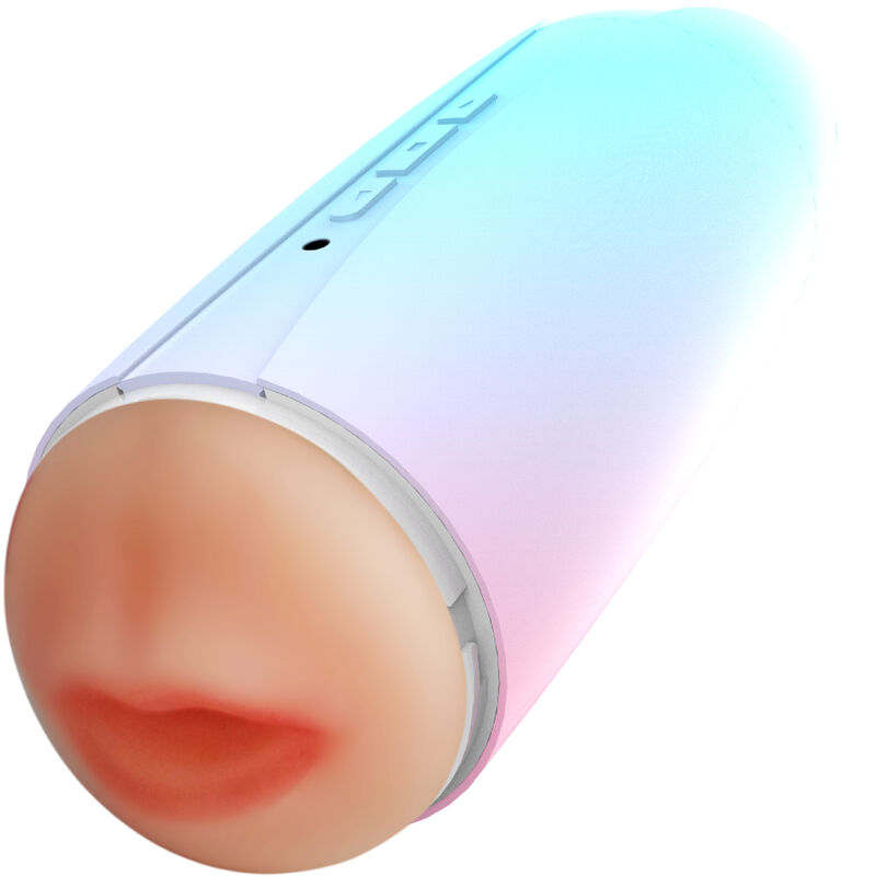 ARMONY - REGENBOOG DUBBELE VAGINA &amp; MOND VIBRATOR MASTURBATOR