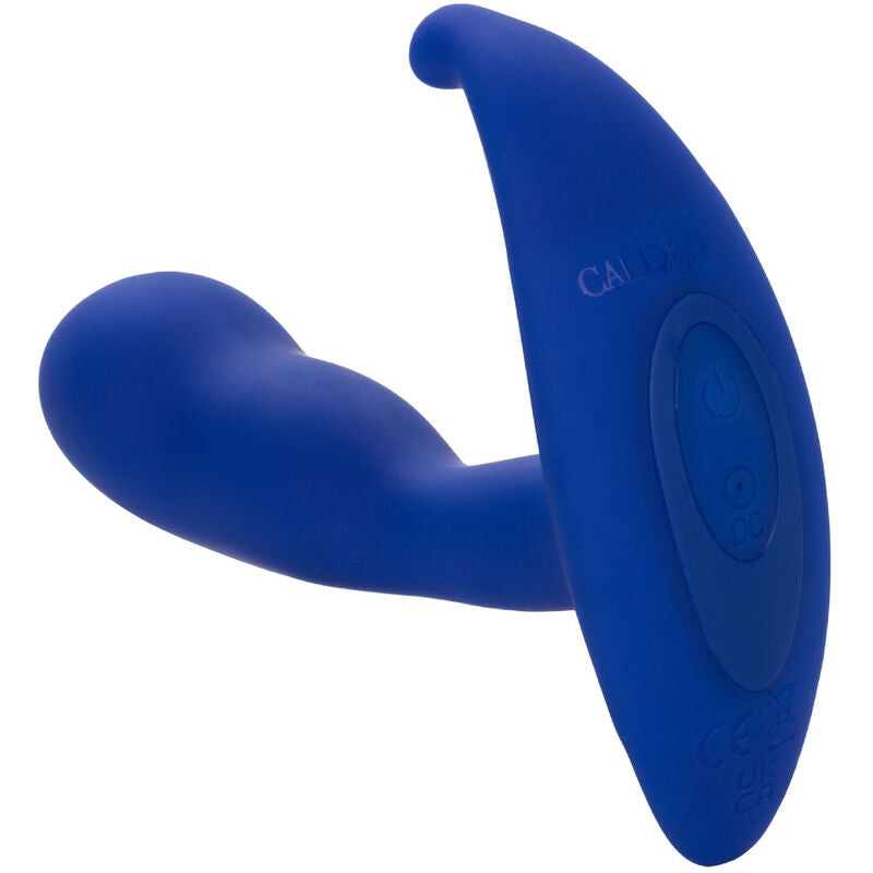 CALEXOTICS - ADMIRAL CURVED ANALE STIMULATOR &amp; VIBRATOR BLAUW