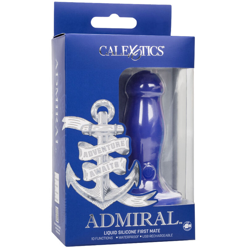 CALEXOTICS - ADMIRAL FIRST MATE ANAL PLUG VIBRATOR BLAUW