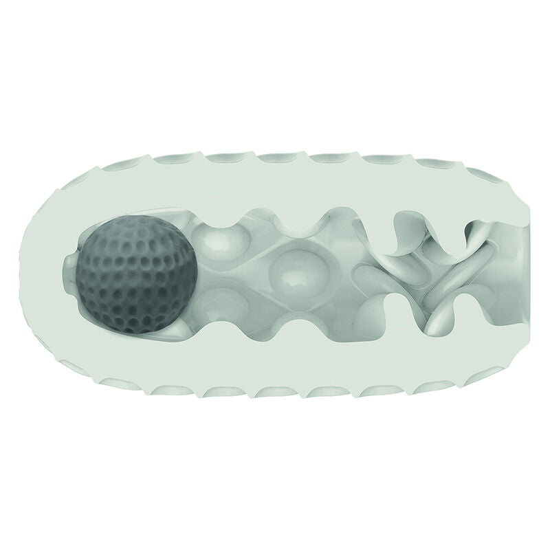 CALEXOTICS - BOUNDLESS BALL SQUISHY RÉVERSIBLE STROKE JAUNE