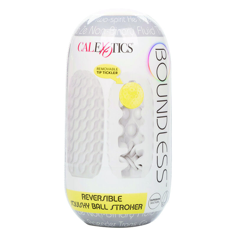 CALEXOTICS - BOUNDLESS BALL SQUISHY RÉVERSIBLE STROKE GRIS