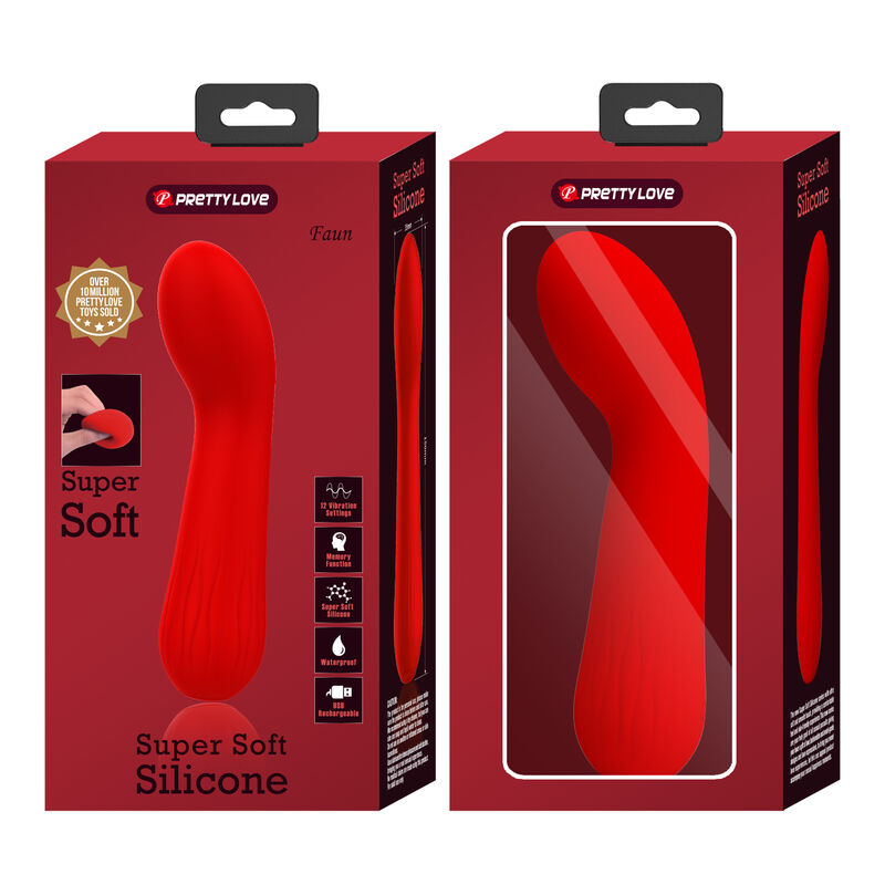 PRETTY LOVE - FAUN OPLAADBARE VIBRATOR ROOD