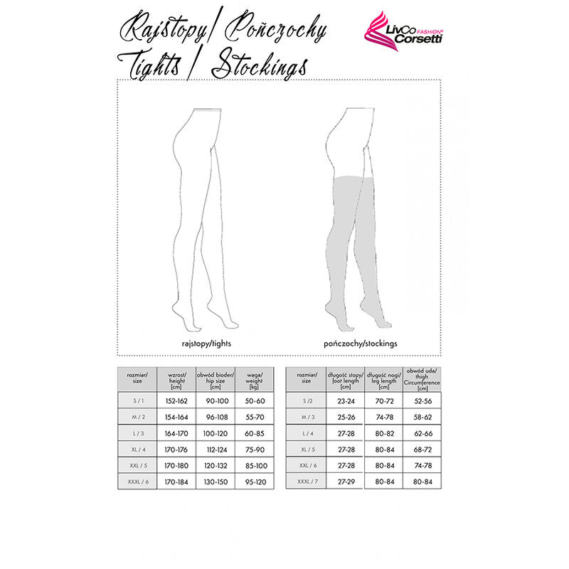 LIVCO CORSETTI FASHION - GRARDDIS LC XG042 ЧУЛКИ ЧЕРНЫЕ ОДИН РАЗМЕР