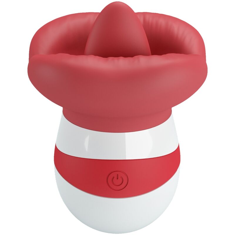 PRETTY LOVE - MINA TONGSTIMULATOR LICHT ROOD