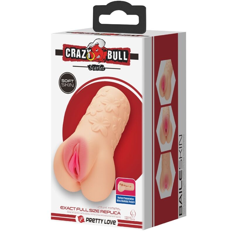 CRAZY BULL - SCARLET VAGINA-FORME MASTUBADOR