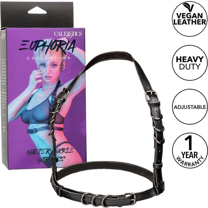 CALEXOTICS - EUPHORIA HALTER GESP HARNAS ZWART