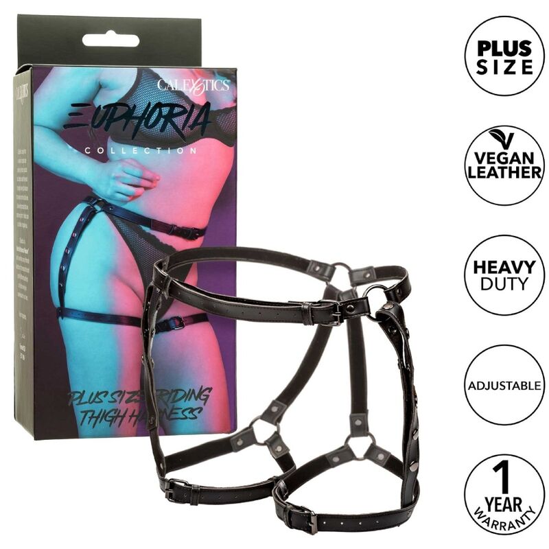 CALEXOTICS - HARNAIS DE CUISSE D'ÉQUITATION EUPHORIA GRANDE TAILLE