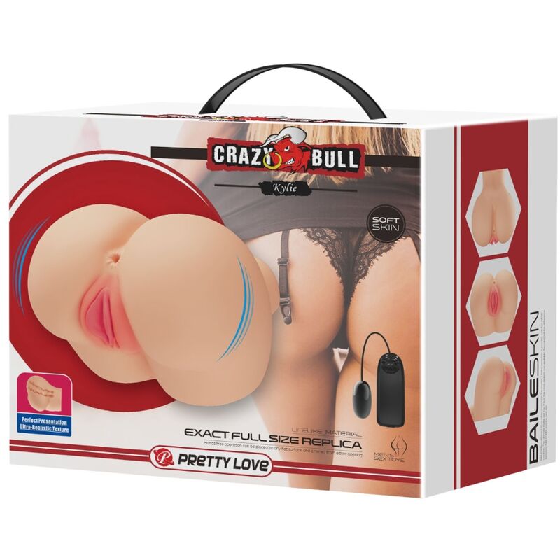 CRAZY BULL - REALISTISCHE VAGINA EN ANUS KYLIE VIBRATOR