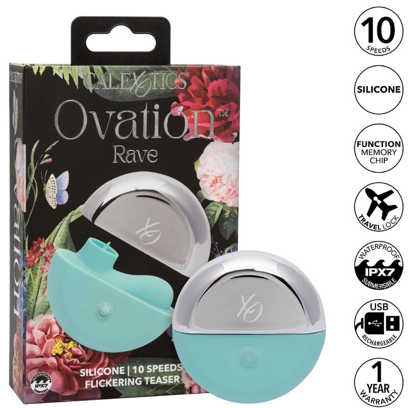 CALEXOTICS - STIMULATEUR DE RAVE OVATION VERT AQUA