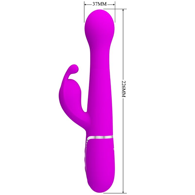 JOLI AMOUR - VIBRATEUR DEJON RABBIT 3 EN 1 MULTIFONCTION VIOLET