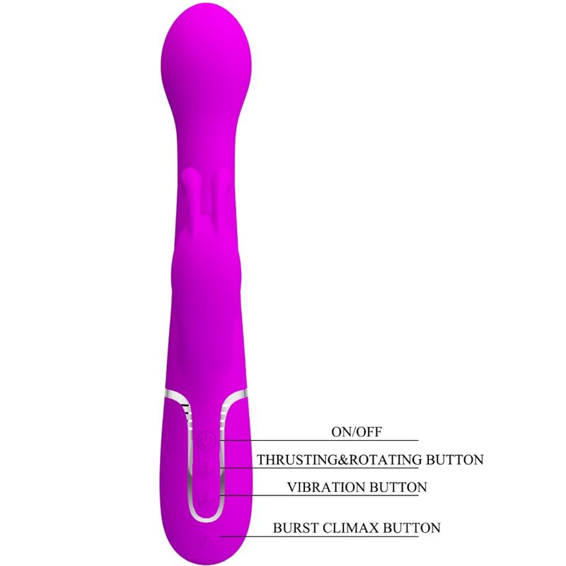 JOLI AMOUR - VIBRATEUR DEJON RABBIT 3 EN 1 MULTIFONCTION VIOLET