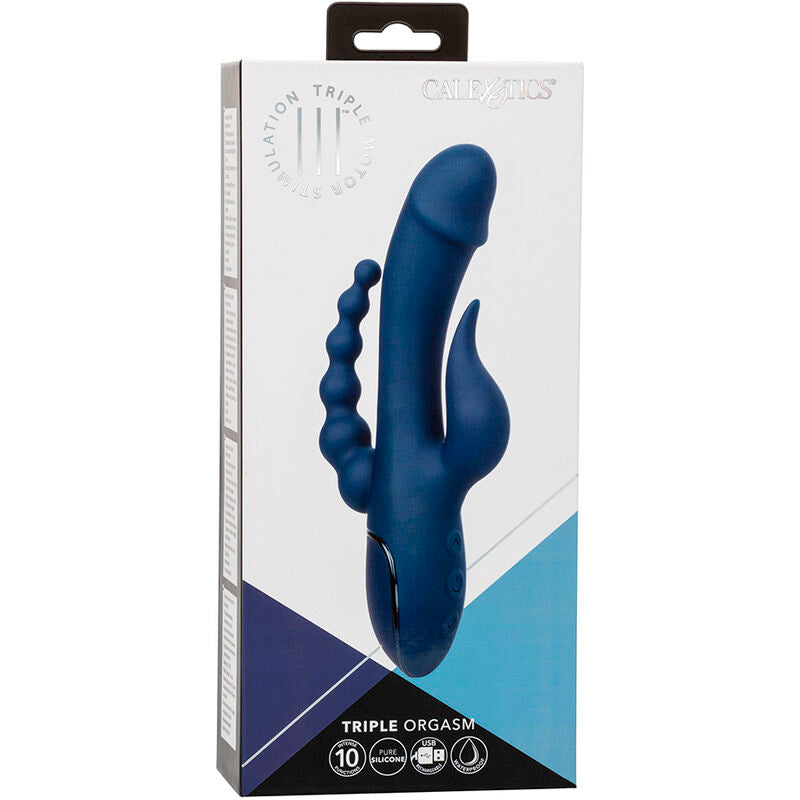 CALEXOTICS - VIBRATOR TRIPLE ORGASME BLAUW
