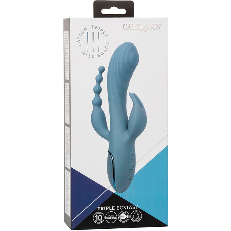 CALEXOTICS - VIBRATOR TRIPLE ECSTASY GRIJS
