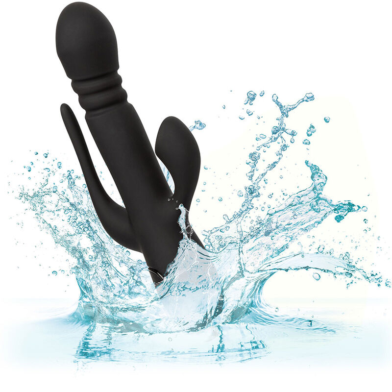 CALEXOTICS - VIBRATOR TRIPLE EUPHORIA ZWART