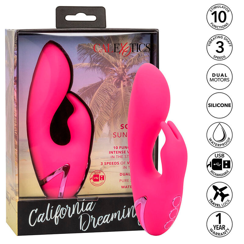 CALEXOTICS - VIBRATEUR LAPIN FUCHSIA SO. CAL SUNSHINE DE CALIFORNIA DREAMING