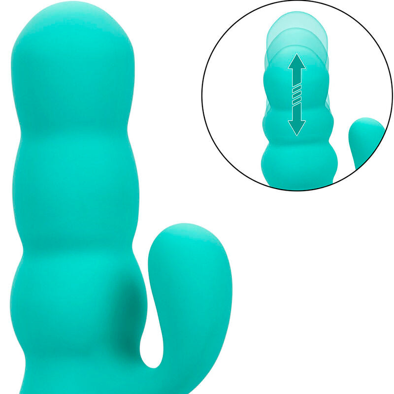 CALEXOTICS - DEL MAR DIVA VIBRATOR RABBIR AQUA GREEN DOOR CALIFORNIË DREAMING