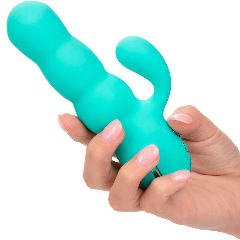 CALEXOTICS - DEL MAR DIVA VIBRATOR RABBIR AQUA GREEN DOOR CALIFORNIË DREAMING