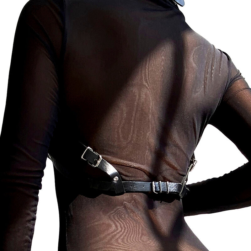 SUBBLIME - LEDEREN BORSTTUIG ZWART ONE SIZE