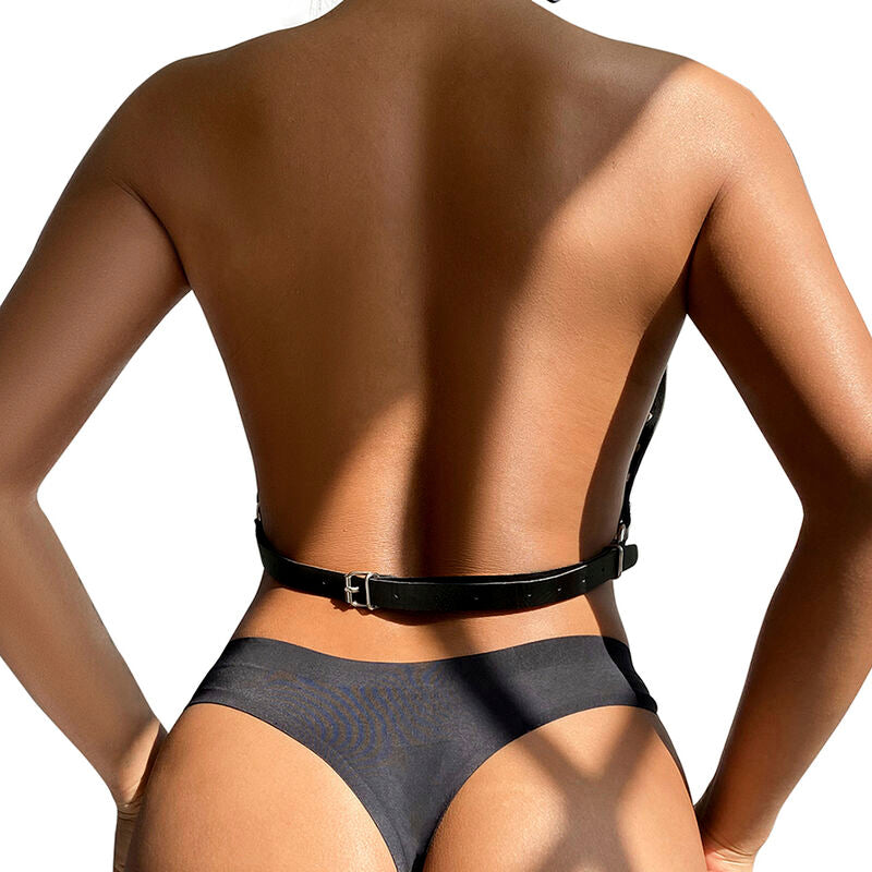 SUBBLIME - HARNAIS DE POITRINE AVEC GRANDES CHAÎNES À ANNEAUX TAILLE UNIQUE