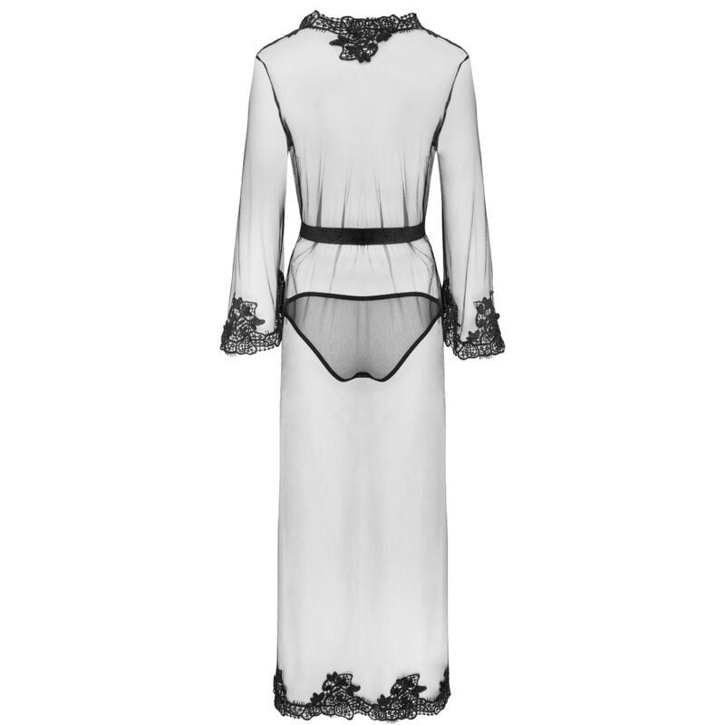 LIVCO CORSETTI FASHION - ROBE NOKINA LC XG055 + CULOTTE NOIRE TAILLE UNIQUE