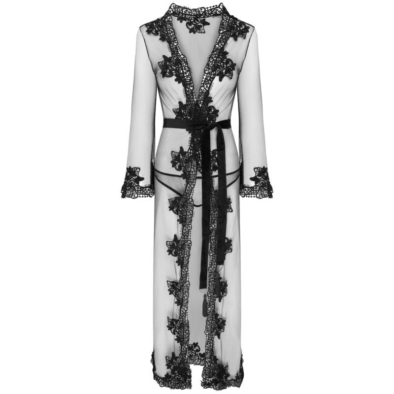 LIVCO CORSETTI FASHION - ROBE NOKINA LC XG055 + CULOTTE NOIRE TAILLE UNIQUE