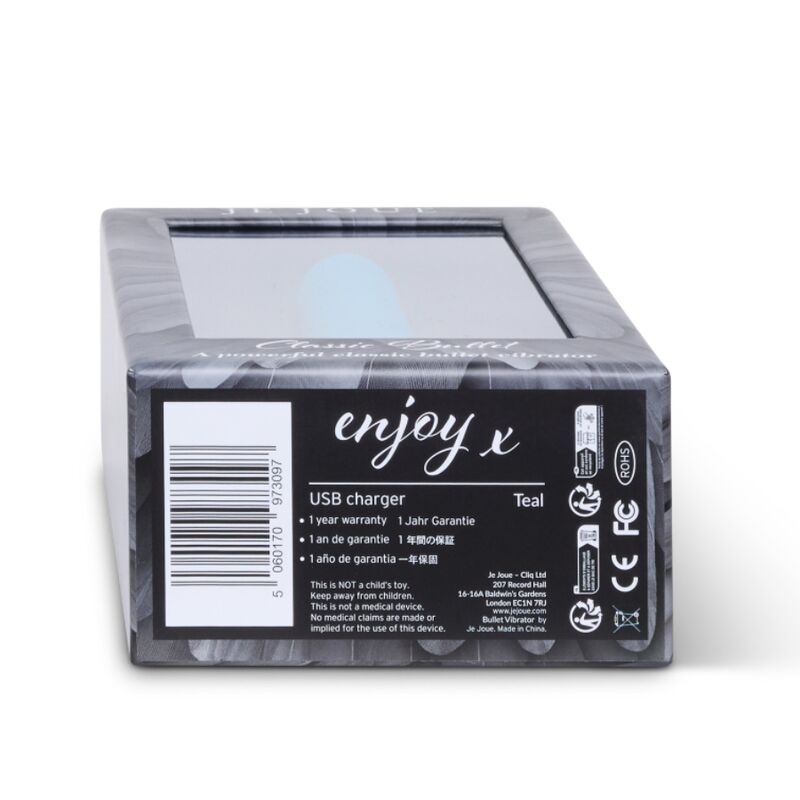 JE JOUE - БИРЮЗОВЫЙ КЛАССИЧЕСКИЙ ВИБРАТОР-ПУЛЯ