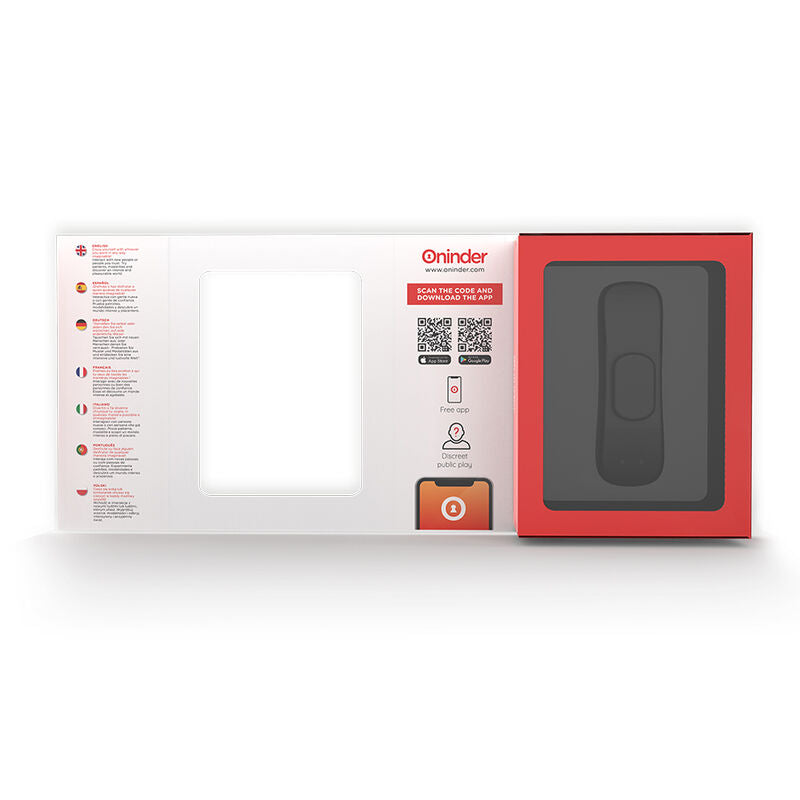 ONINDER - Вибратор-трусики Manila с перезаряжаемой батареей, 9 скоростей, 9,6 см x 2,6 см - бесплатное приложение.