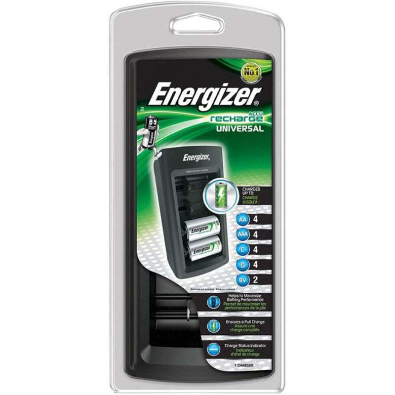 ENERGIZER - UNIVERSELE OPLADER VOOR BATTERIJEN