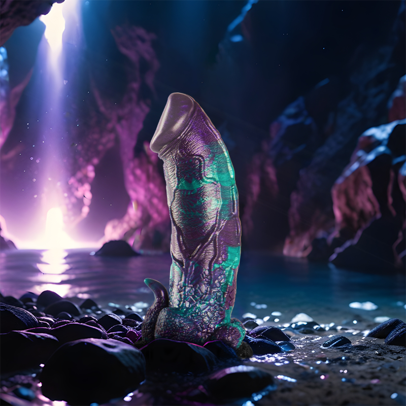 ЭПИЧНЫЙ - ДИЛДО В ВИДЕ БАЗИЛИСКА, ДВОЙНОЙ ЧЕШУЙНЫЙ, БОЛЬШОЙ РАЗМЕР