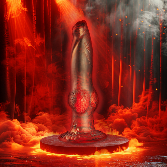 EPIC - PROMETHEUS DILDO TITAN IN FLAMES OPLAADBARE AFSTANDSBEDIENING
