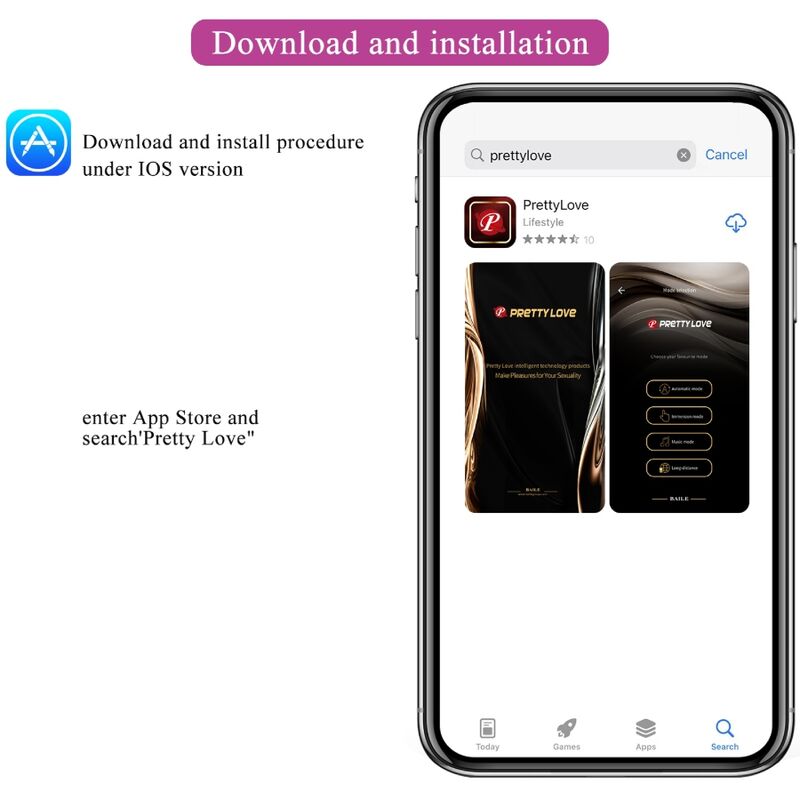 PRETTY LOVE - VIBRATORE RICARICABILE ETHAN LILA