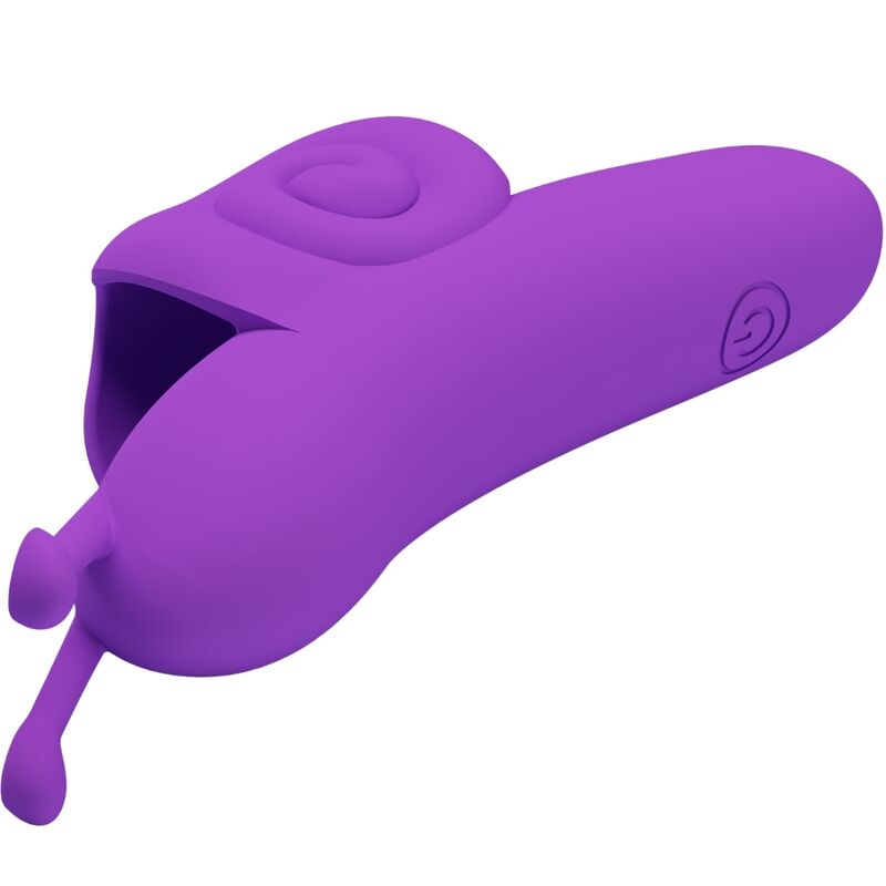 PRETTY LOVE - STIMULATEUR DE DOIGTS VIOLETTE PUISSANTE EN FORME D'ESCARGOT