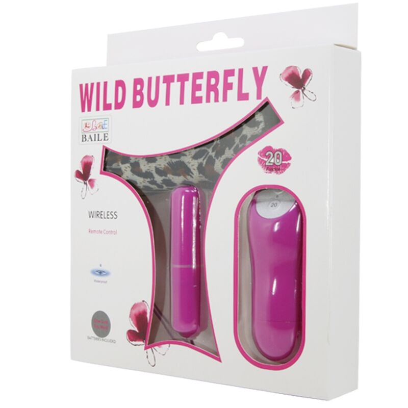 BAILE - THONG WITH VIBRATING BULLET AND CONTROL PURPLE