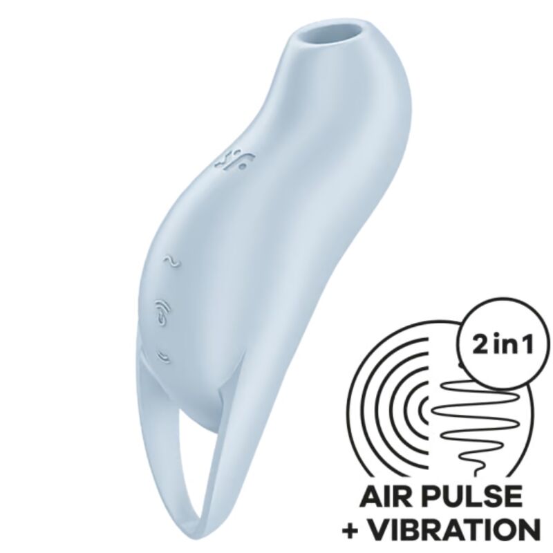 SATISFYER - POCKET PRO 1 Стимулятор клитора, светло-голубой