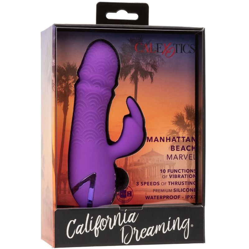 CALEXOTICS - MANHATTAN BEACH MARVEL VIBRATOR RABBIT PURPLE VAN CALIFORNIA DREAMING