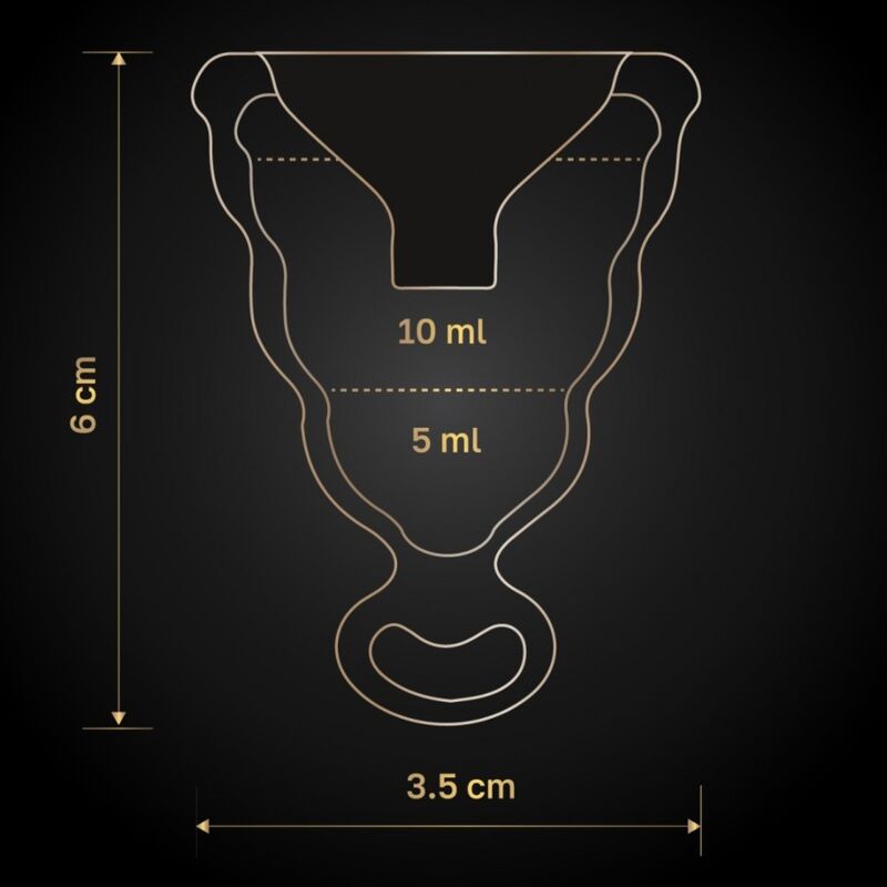 G-VIBE - GCUP BLACK MENSTRUAL CUP