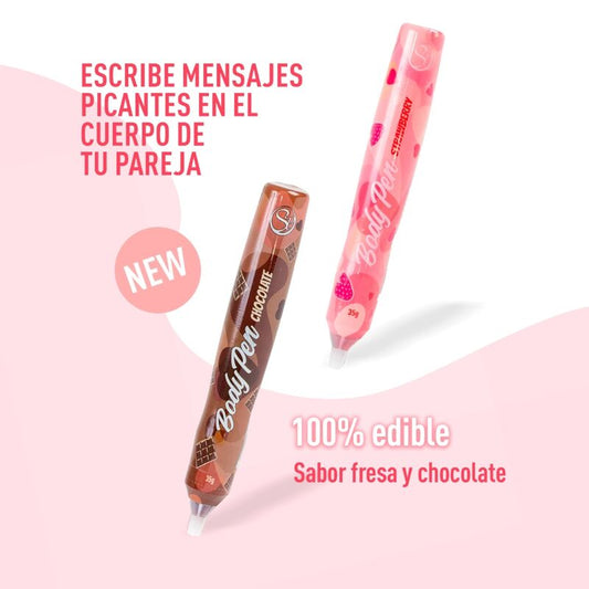 JEU SECRET - STYLO CORPOREL FRAISE
