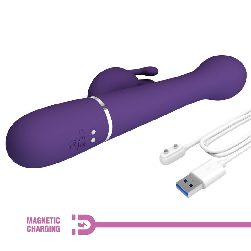 PRETTY LOVE - DEJON RABBIT VIBRATOR 3 IN 1 MULTIFUNCTIONEEL PAARS