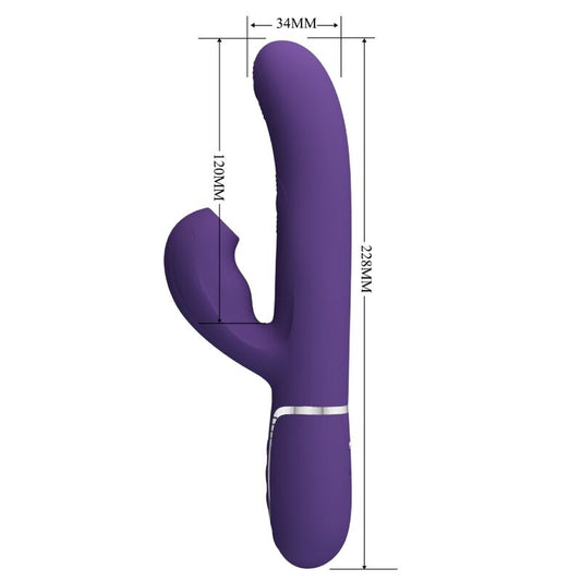 PRETTY LOVE - PERLITA G-SPOT VIBRATOR 3 IN 1 MULTIFUNCTIONELE PAARS
