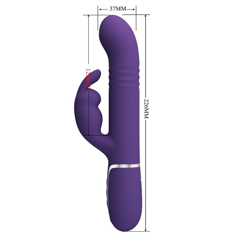 PRETTY LOVE - COALE KONIJN VIBRATOR 4 IN 1 PAARS