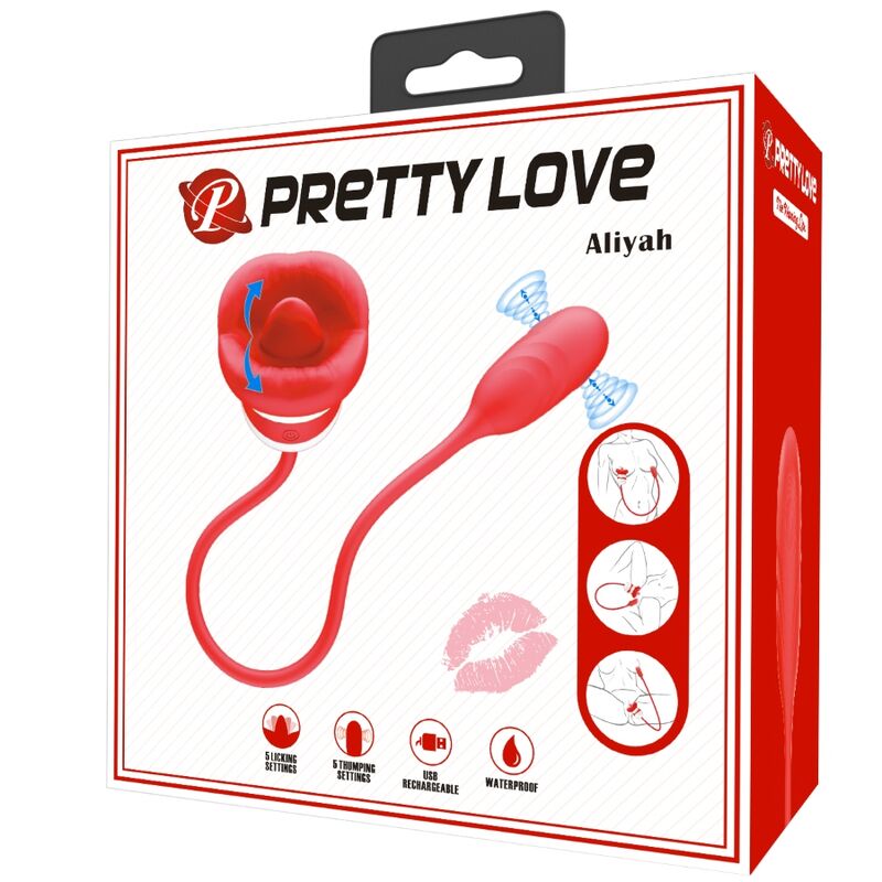 PRETTY LOVE - ALIYAH MASTURBATORE CON BOCCA ROSSA
