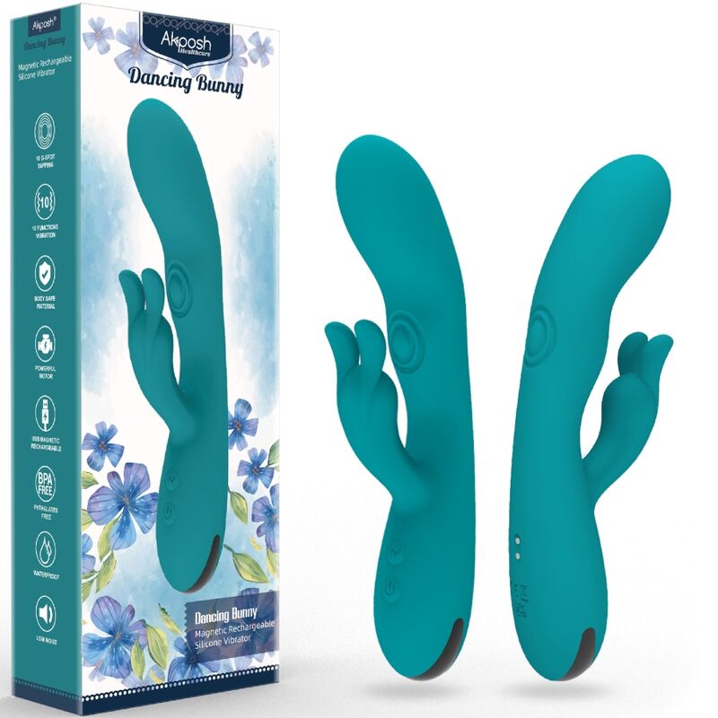 ARMONY - VIBRATEUR LAPIN DANSEUR 10 VITESSES VERT