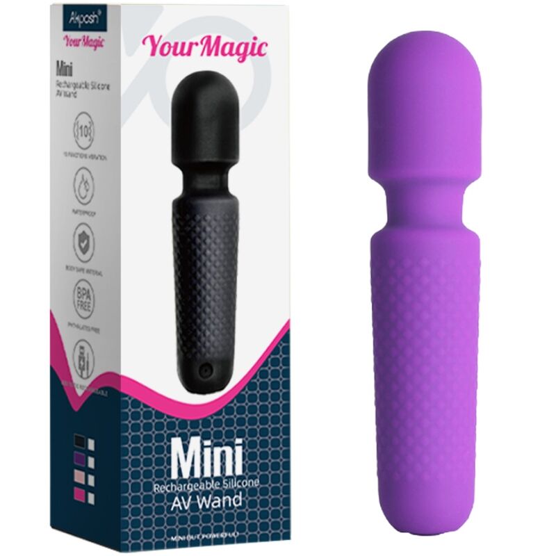 ARMONY - UW MAGISCHE MASSAGER &amp; VIBRATOR OPLAADBAAR 10 VIBRATIES WANDSTIPPEN PAARS